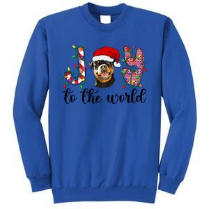 Rottweiler Christmas Rottie Xmas Party Rottweiler Cute Gift Tall Sweatshirt