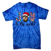 Rottweiler Christmas Rottie Xmas Party Rottweiler Cute Gift Tie-Dye T-Shirt