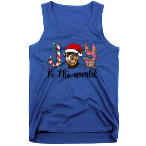 Rottweiler Christmas Rottie Xmas Party Rottweiler Cute Gift Tank Top