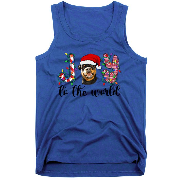 Rottweiler Christmas Rottie Xmas Party Rottweiler Cute Gift Tank Top