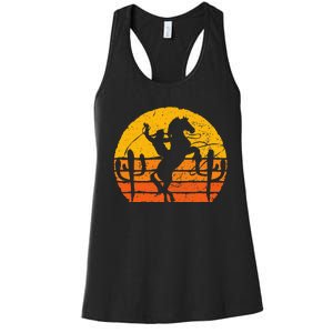 Retro Cowboy Women's Racerback Tank