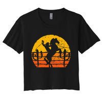 Retro Cowboy Women's Crop Top Tee