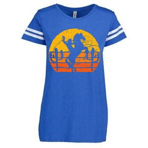 Retro Cowboy Enza Ladies Jersey Football T-Shirt