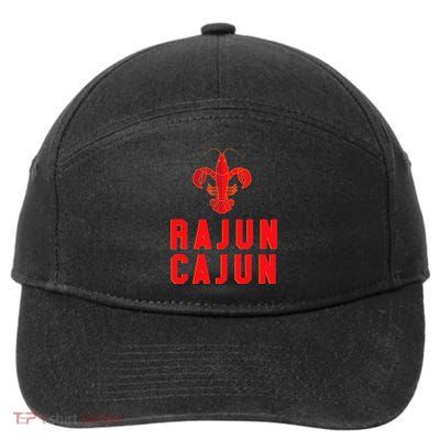 Rajun Cajun Red Hot Crawfish Boil Party Festival 7-Panel Snapback Hat