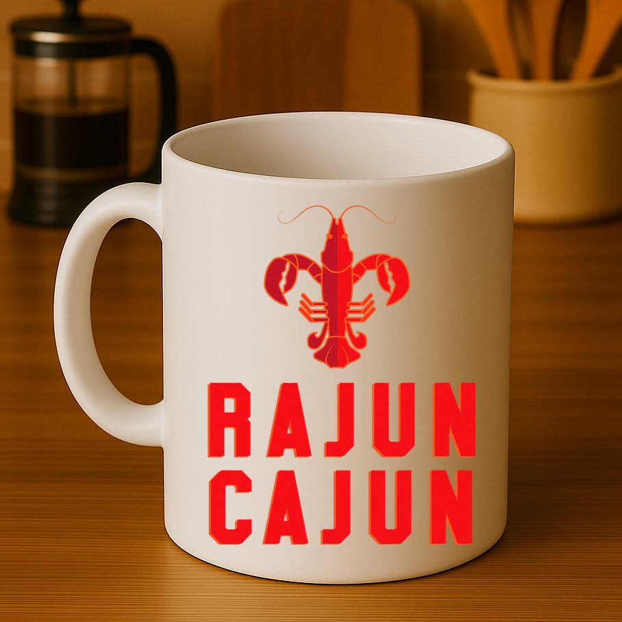 Rajun Cajun Red Hot Crawfish Boil Party Festival Mug