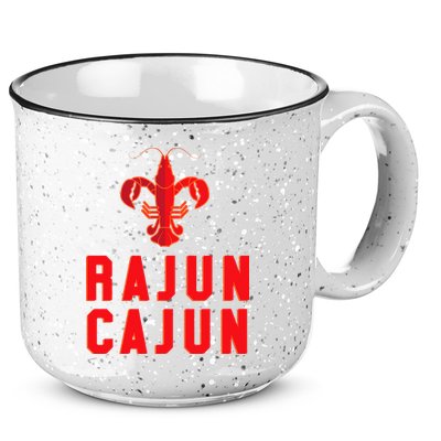 Rajun Cajun Red Hot Crawfish Boil Party Festival 15oz Campfire Ceramic Mug