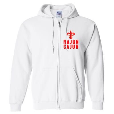 Rajun Cajun Red Hot Crawfish Boil Party Festival Full Zip Hoodie