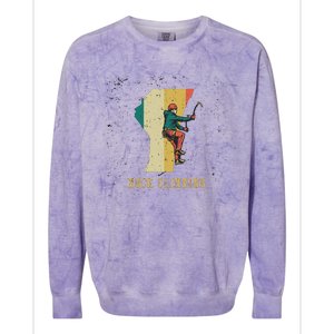 Rock Climbing Colorblast Crewneck Sweatshirt