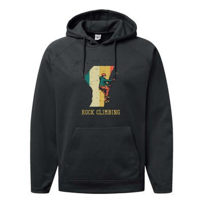 Rock Climbing Performance Fleece Hoodie