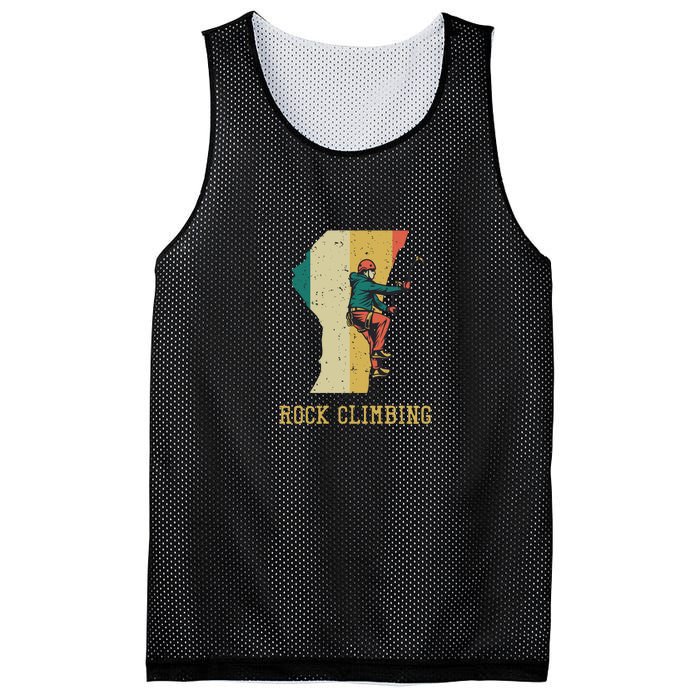 Rock Climbing Mesh Reversible Basketball Jersey Tank