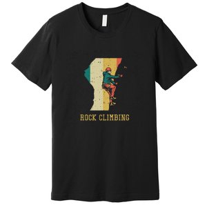 Rock Climbing Premium T-Shirt