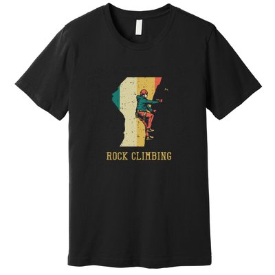 Rock Climbing Premium T-Shirt