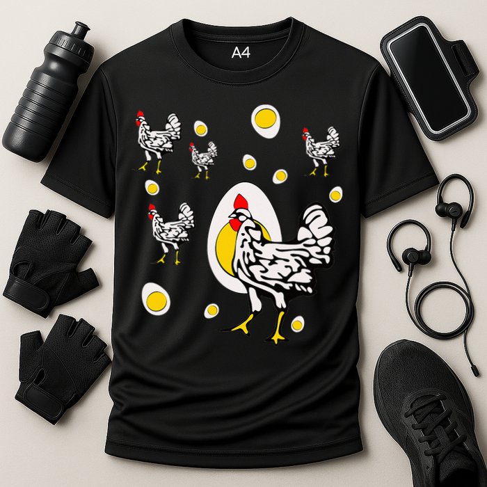 Roseanne Chicken Retro Chickens Cooling Performance Crew T-Shirt