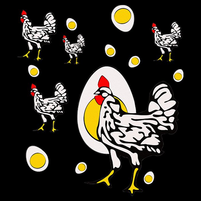 Roseanne Chicken Retro Chickens Cooling Performance Crew T-Shirt