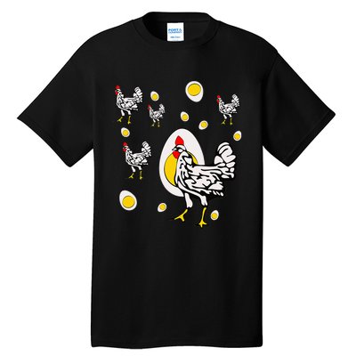 Roseanne Chicken Retro Chickens Tall T-Shirt