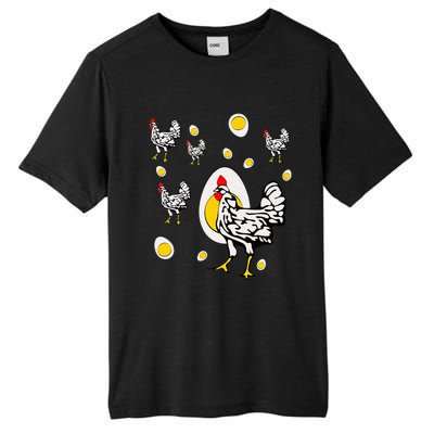 Roseanne Chicken Retro Chickens Tall Fusion ChromaSoft Performance T-Shirt