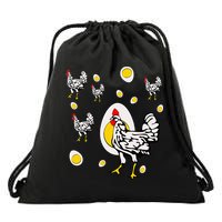 Roseanne Chicken Retro Chickens Drawstring Bag