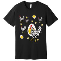 Roseanne Chicken Retro Chickens Premium T-Shirt