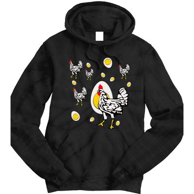 Roseanne Chicken Retro Chickens Tie Dye Hoodie