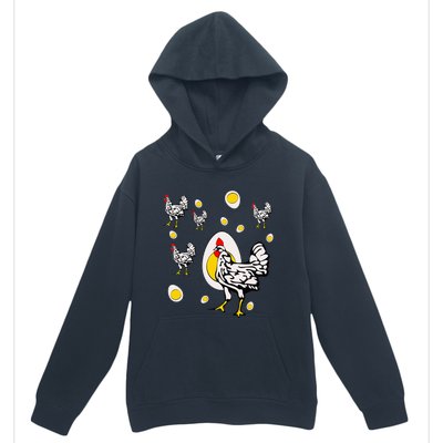 Roseanne Chicken Retro Chickens Urban Pullover Hoodie