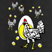 Roseanne Chicken 7 Panel Mesh Trucker Snapback Hat