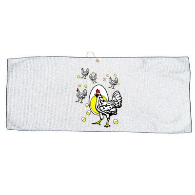 Roseanne Chicken Large Microfiber Waffle Golf Towel