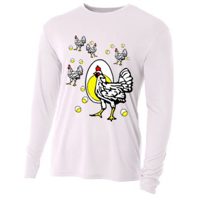 Roseanne Chicken Cooling Performance Long Sleeve Crew
