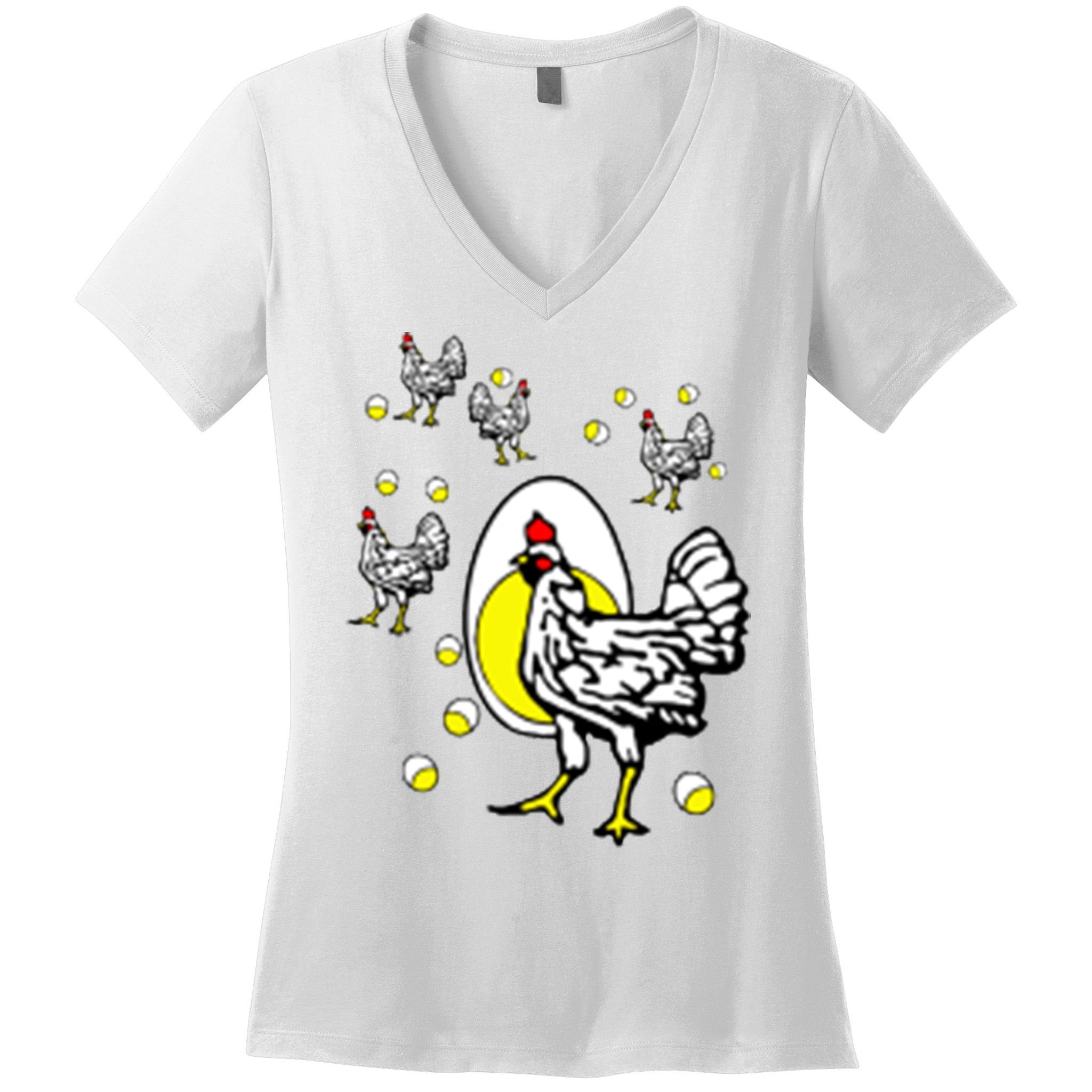 Roseanne Chicken Women's V-Neck T-Shirt
