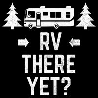 retro Camping RV There Yet Class A Motorhome Impact Tech Backpack