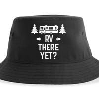 retro Camping RV There Yet Class A Motorhome Sustainable Bucket Hat