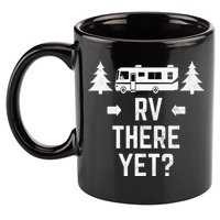 retro Camping RV There Yet Class A Motorhome 11oz C Handle Ceramic Mug