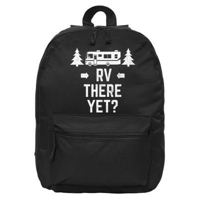 retro Camping RV There Yet Class A Motorhome 16 in Basic Backpack