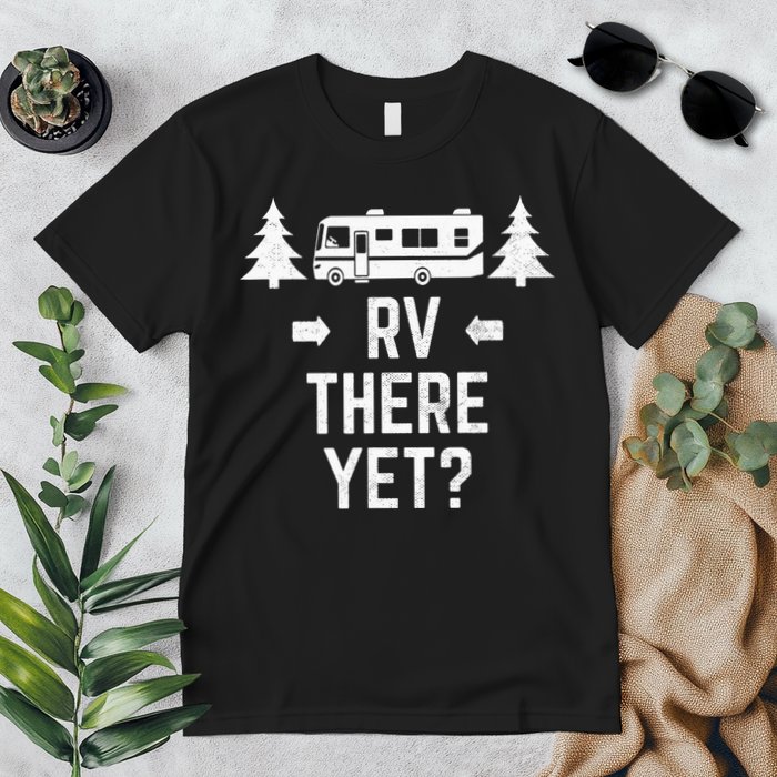 retro Camping RV There Yet Class A Motorhome Premium T-Shirt