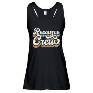 Resource Crew Retro Resource Teacher School Teacher Ladies Essential Flowy Tank