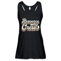 Resource Crew Retro Resource Teacher School Teacher Ladies Essential Flowy Tank