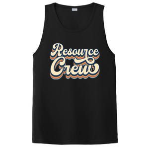 Resource Crew Retro Resource Teacher School Teacher PosiCharge Competitor Tank