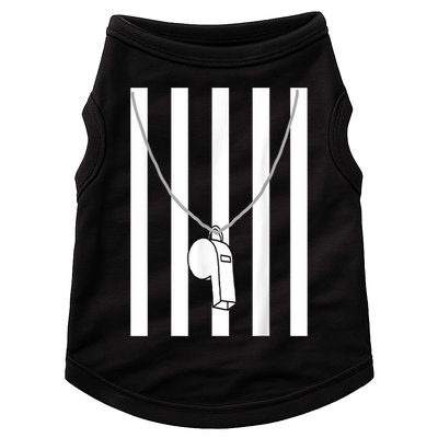 Referee Costume Ref Whistle Refereeing Linesman Umpire Doggie Tank
