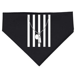 Referee Costume Ref Whistle Refereeing Linesman Umpire USA-Made Doggie Bandana