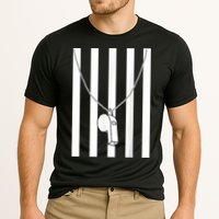 Referee Costume Ref Whistle Refereeing Linesman Umpire Performance Shirt