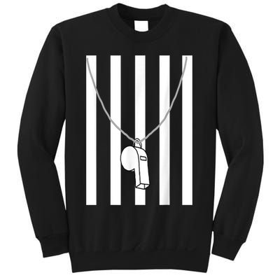 Referee Costume Ref Whistle Refereeing Linesman Umpire Sweatshirt