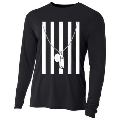 Referee Costume Ref Whistle Refereeing Linesman Umpire Cooling Performance Long Sleeve Crew