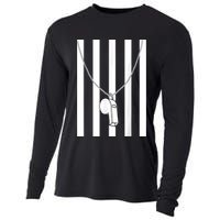 Referee Costume Ref Whistle Refereeing Linesman Umpire Cooling Performance Long Sleeve Crew