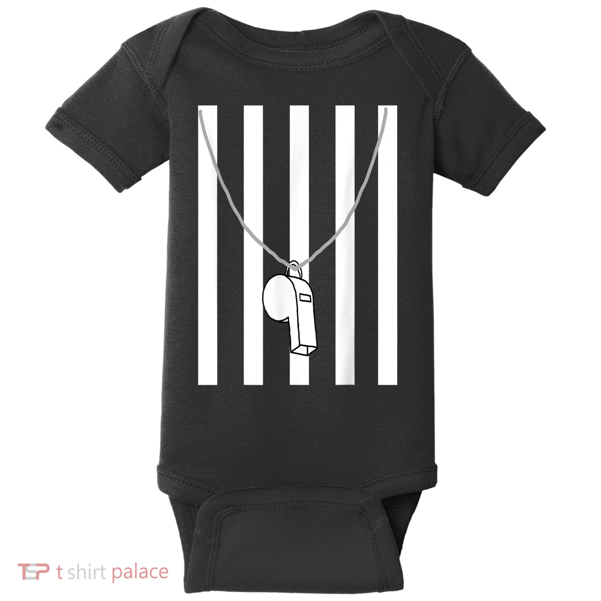 Referee Costume Ref Whistle Refereeing Linesman Umpire Baby Bodysuit