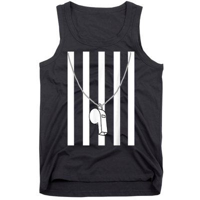 Referee Costume Ref Whistle Refereeing Linesman Umpire Tank Top