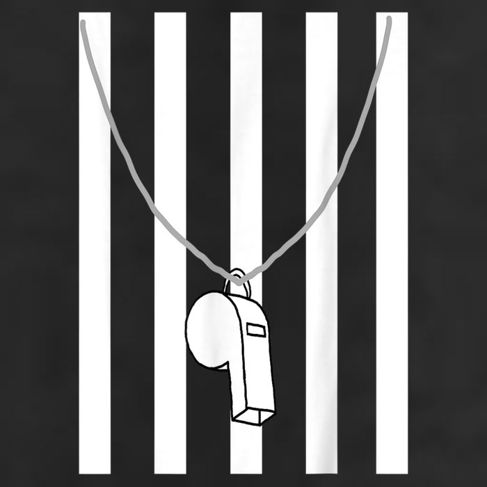 Referee Costume Ref Whistle Refereeing Linesman Umpire Golf Towel