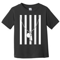 Referee Costume Ref Whistle Refereeing Linesman Umpire Toddler T-Shirt