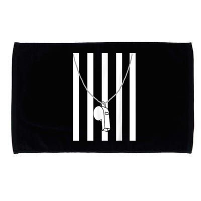 Referee Costume Ref Whistle Refereeing Linesman Umpire Microfiber Hand Towel