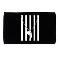 Referee Costume Ref Whistle Refereeing Linesman Umpire Microfiber Hand Towel