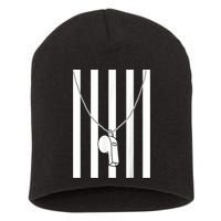 Referee Costume Ref Whistle Refereeing Linesman Umpire Short Acrylic Beanie