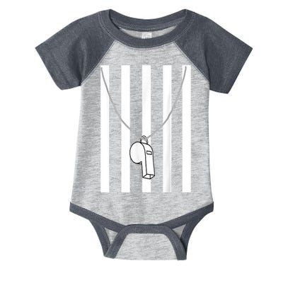 Referee Costume Ref Whistle Refereeing Linesman Umpire Infant Baby Jersey Bodysuit